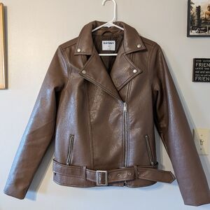 Faux Leather Jacket